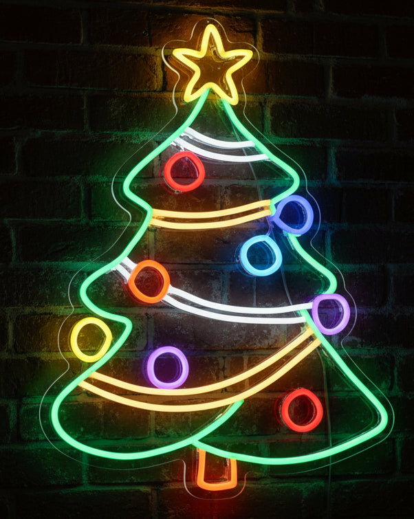 Neon Christmas Tree