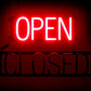 Neon Open Closed Sign Open