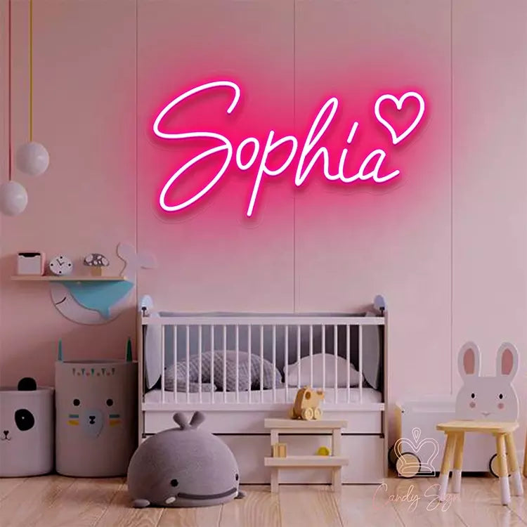 Pink Name Neon Sign