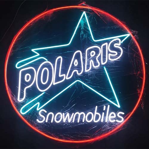 POLARIS Snowmobiles Neon Sign