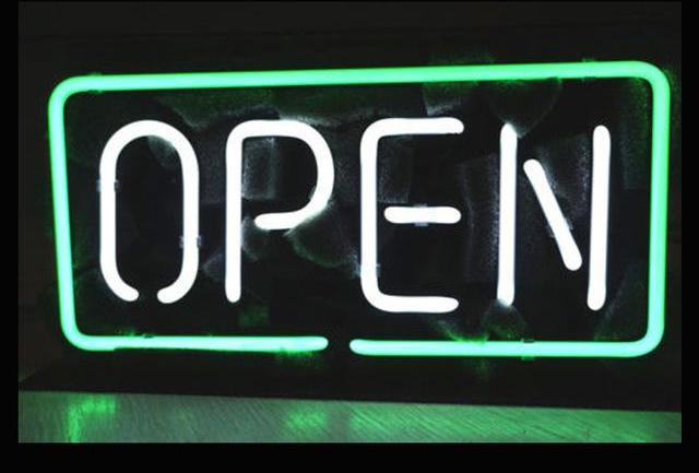 Bright Open Neon Sign - 5 Different Colors To Choose From