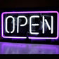 Bright Open Neon Sign - 5 Different Colors To Choose From