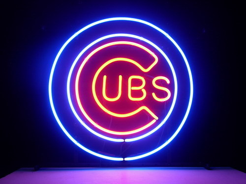 Chicago Cubs Neon Sign