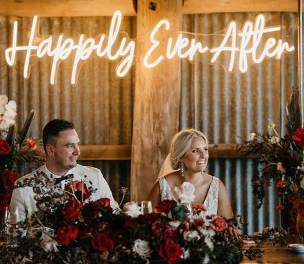 wedding neon sign
