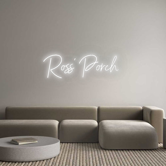 Custom Neon: Ross’ Porch