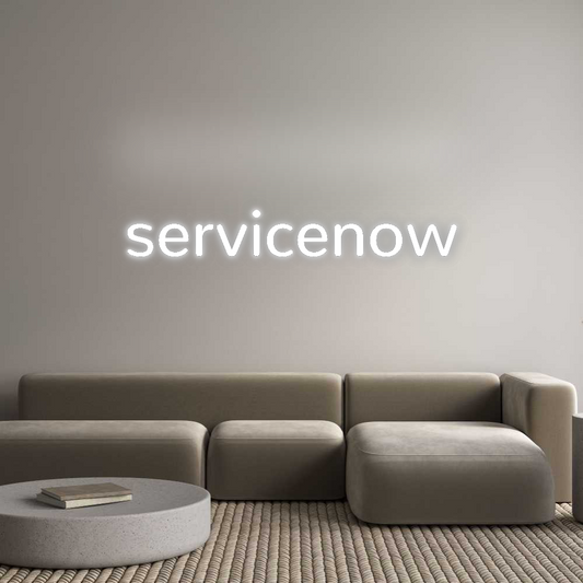 Custom Neon: servicenow