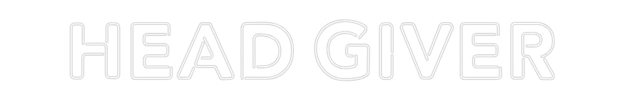 Custom Neon: HEAD GIVER