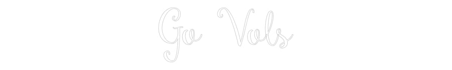 Custom Neon: Go Vols