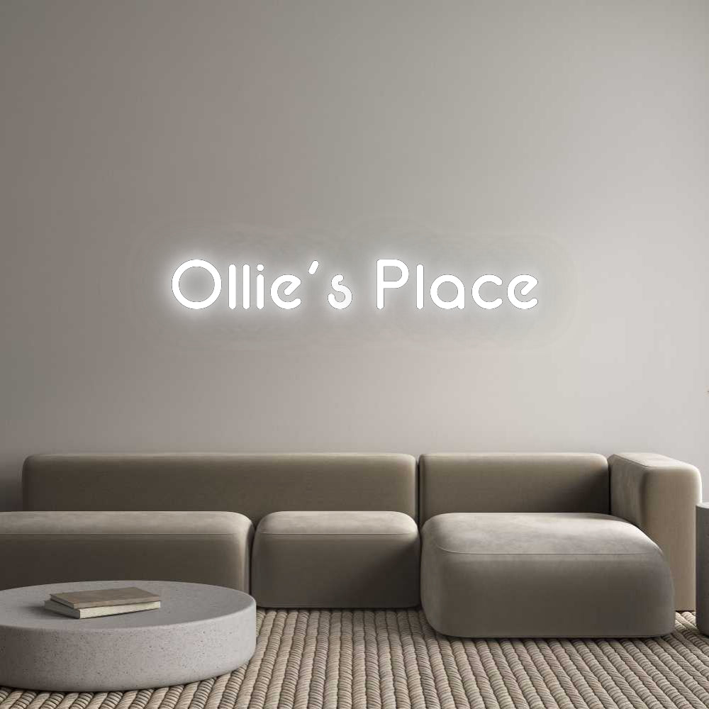 Custom Neon: Ollie’s Place