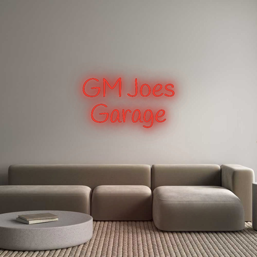 Custom Neon: GM Joes
Garage