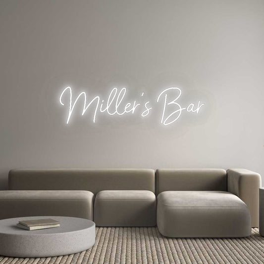 Custom Neon: Miller's Bar