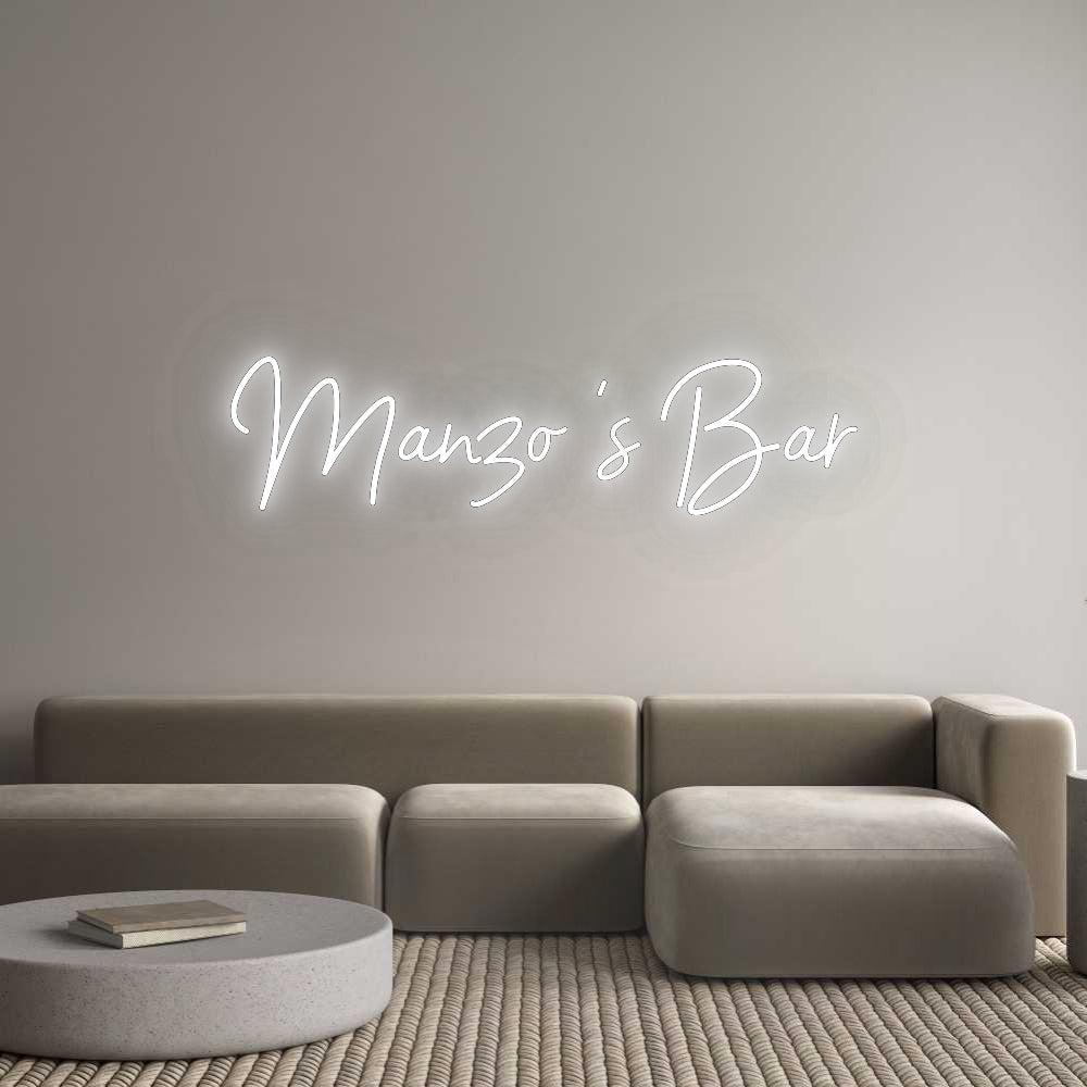 Custom Neon: Manzo ‘s Bar