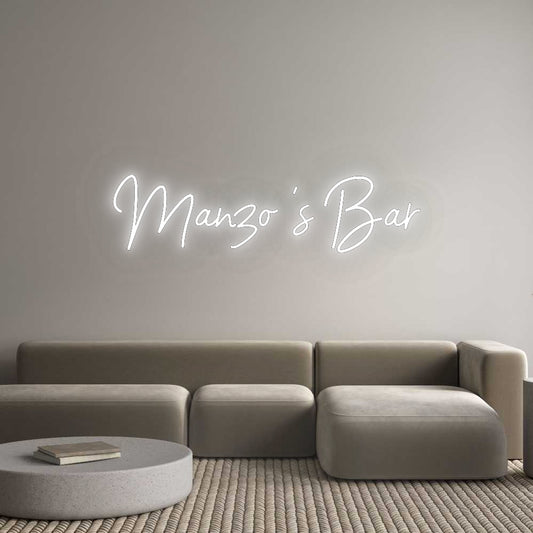 Custom Neon: Manzo ‘s Bar