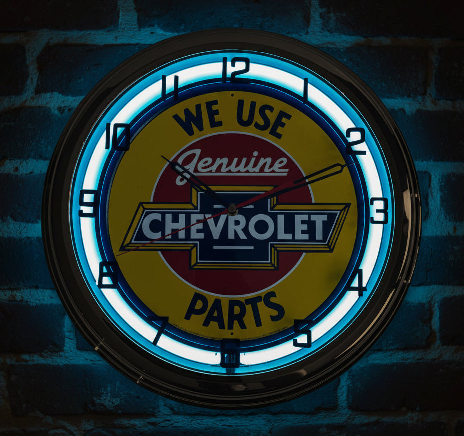 Chevrolet Neon Clock