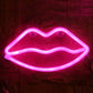 Pink & Red Lips Neon Sign