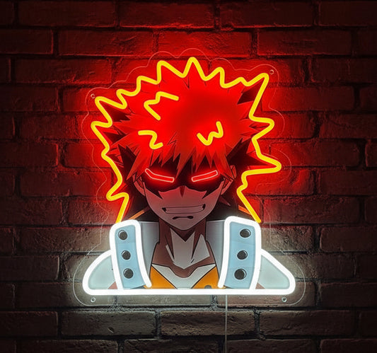 Katsuki Bakugo Neon Sign
