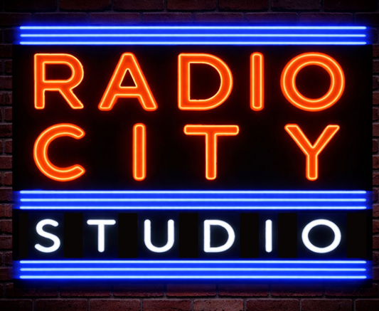 Custom Radio City Studio Neon Sign