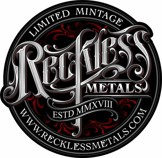 Reckless Metals Logo Backlit Sign