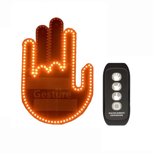 47879890370852Middle Finger Neon Sign For Car Window