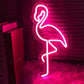 Standing Flamingo Neon Sign