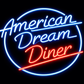 American dream diner neon sign
