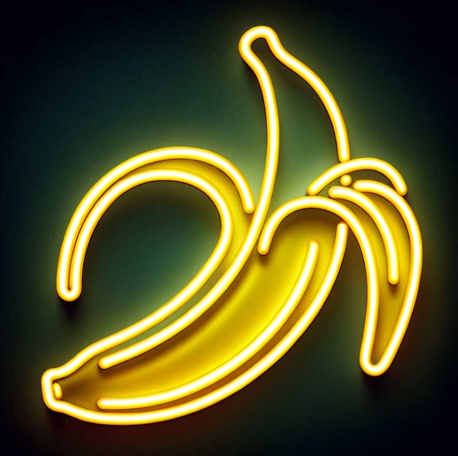 Banana Neon Sign