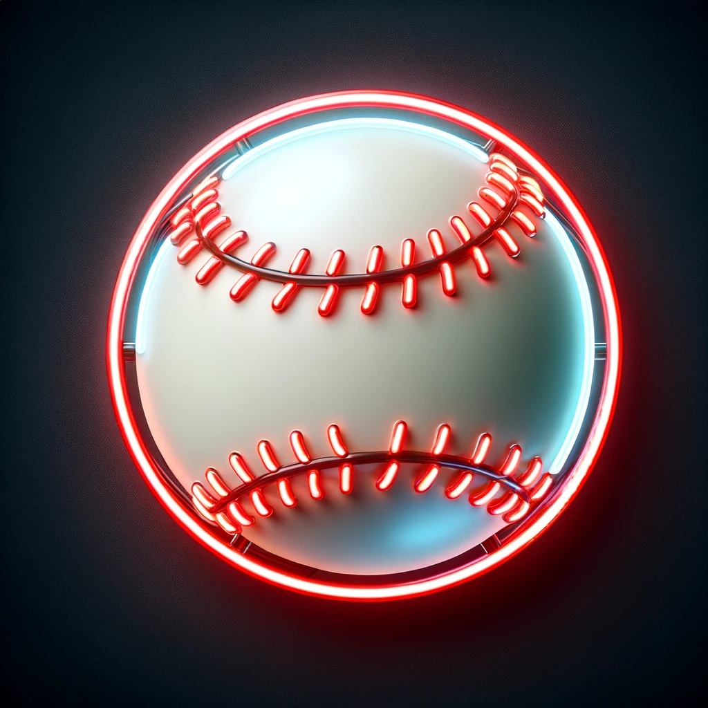 Baseball Neon Sign