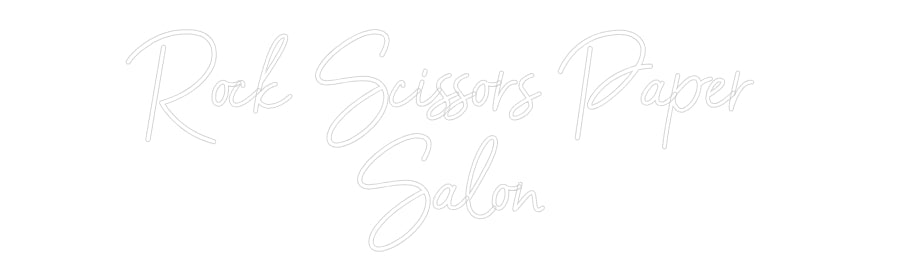 Custom Neon: Rock Scissors...