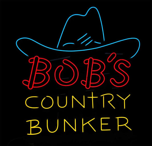 Bob's Country Bunker Neon Sign