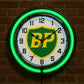 BP Neon Wall Clock
