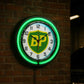 BP Neon Wall Clock