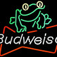 Budweiser Frog Neon Sign