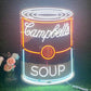 Campbells Soup Neon Sign