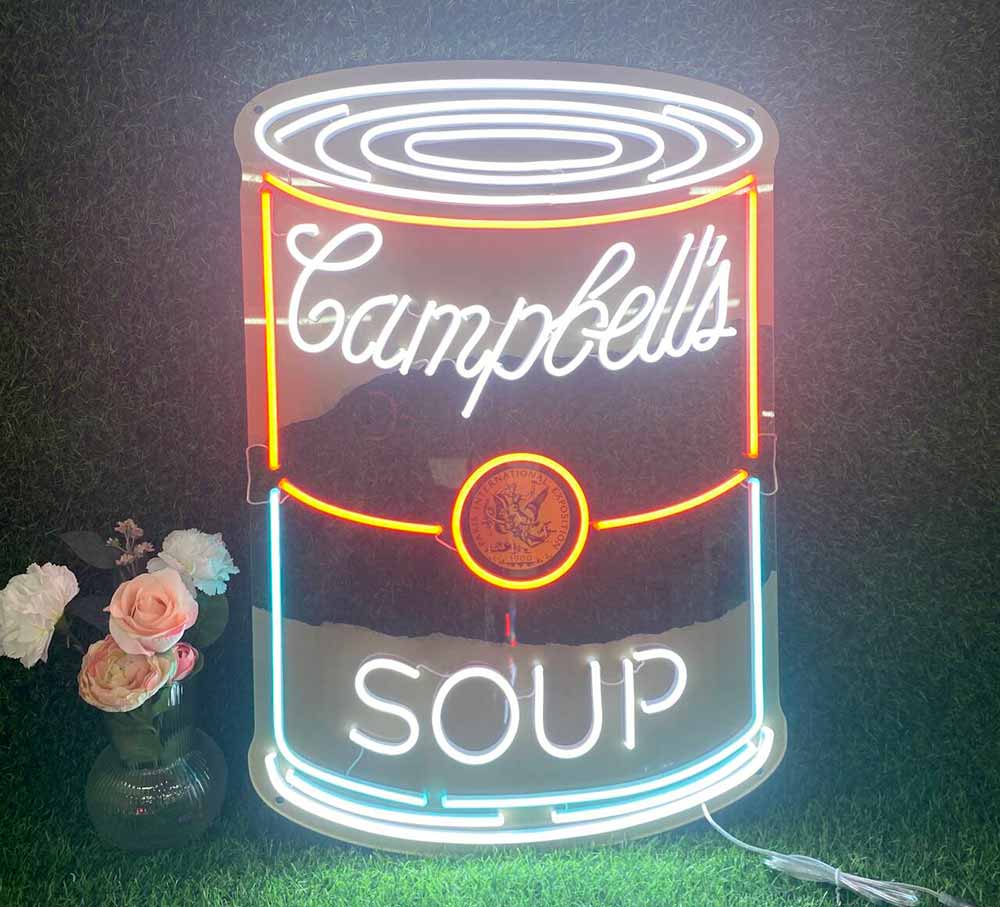 Campbells Soup Neon Sign