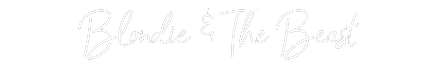 Custom Neon: Blondie & The...