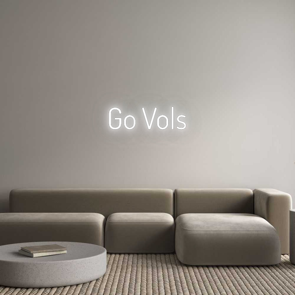 Custom Neon: Go Vols