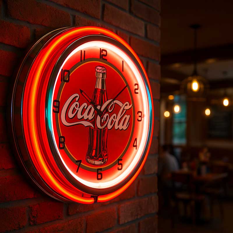 Coca Cola Neon Clock
