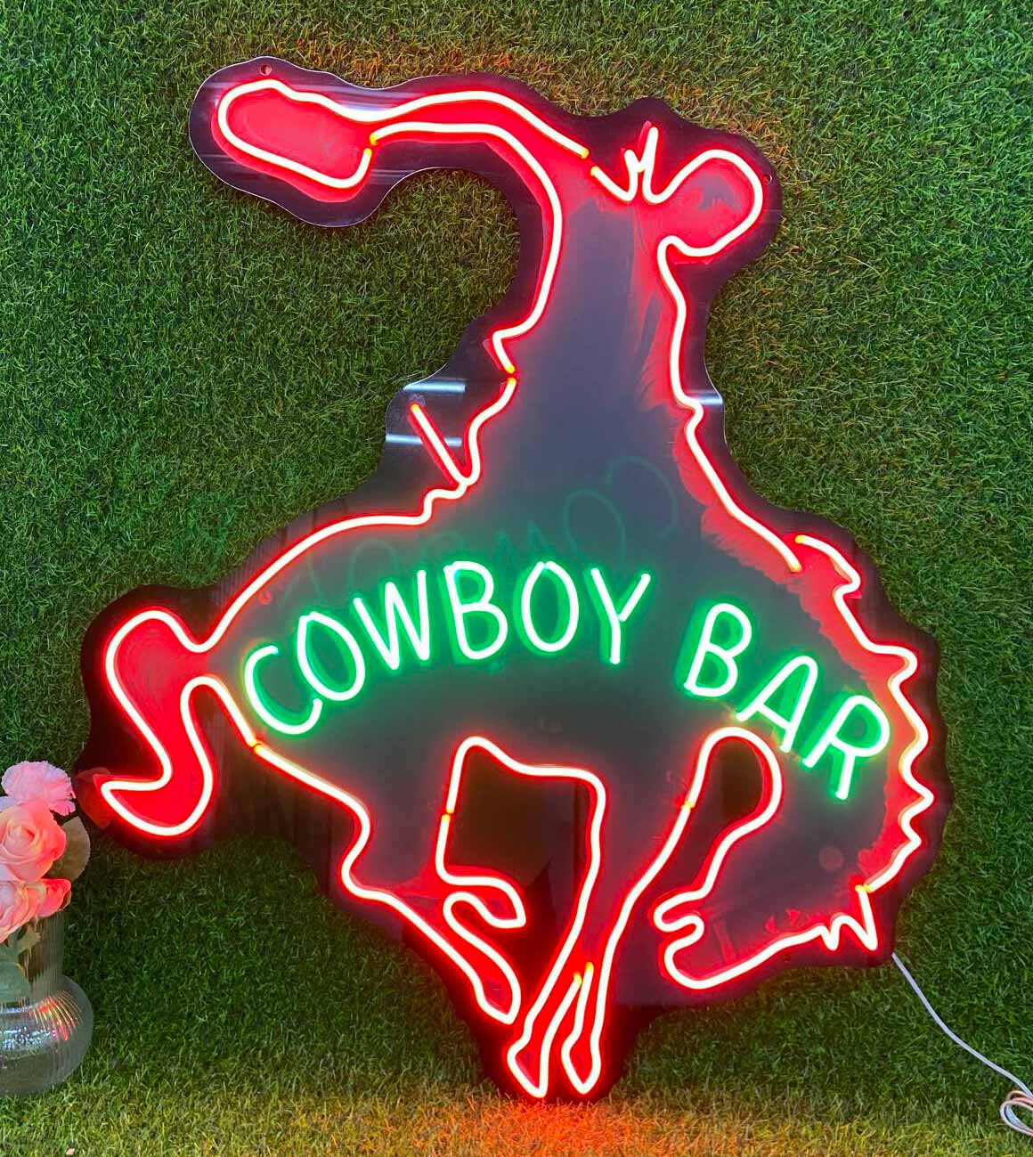 Custom Cowboy Bar Neon Sign