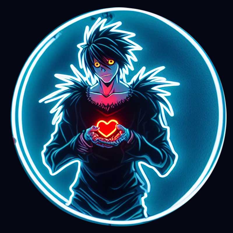 Light Yagami Death Note Neon Sign – NeonSignly.com