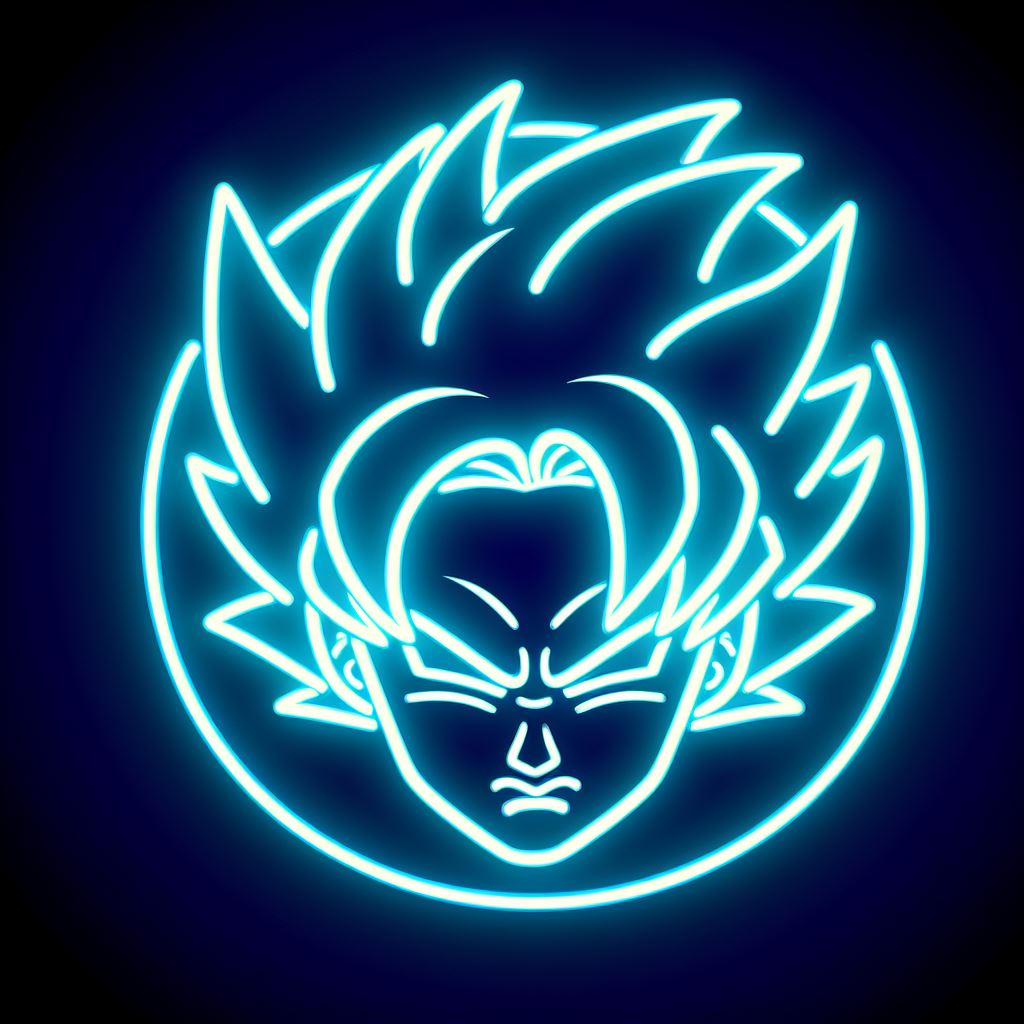 dragon ball anime neon sign 