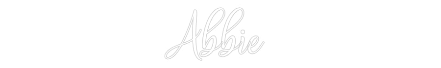 Custom Neon: Abbie