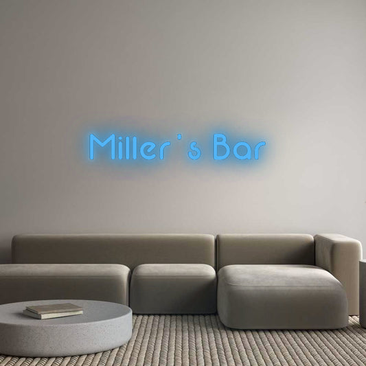 Custom Neon: Miller's Bar