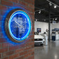 ford mustang neon clock