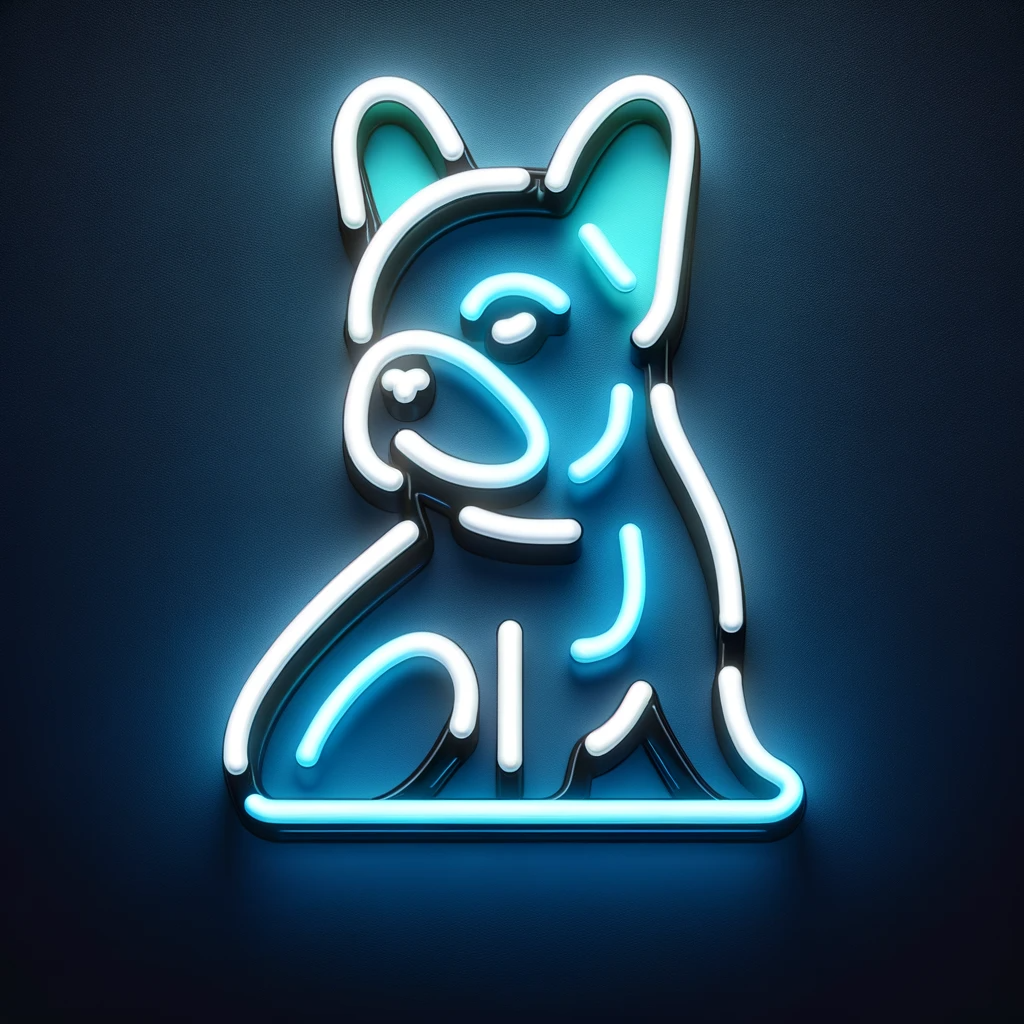french bulldog frenchie neon sign