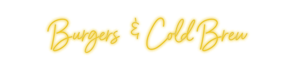 Custom Neon: Burgers  & Co...