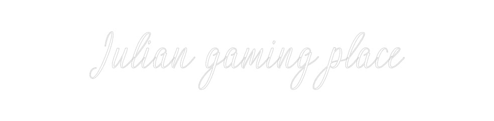Custom Neon: Julian gaming...