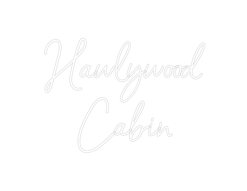 Custom Neon: Hawlywood 
C...