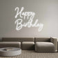 Custom Neon: Happy 
Birth...