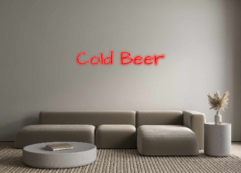 Custom Neon: Cold Beer