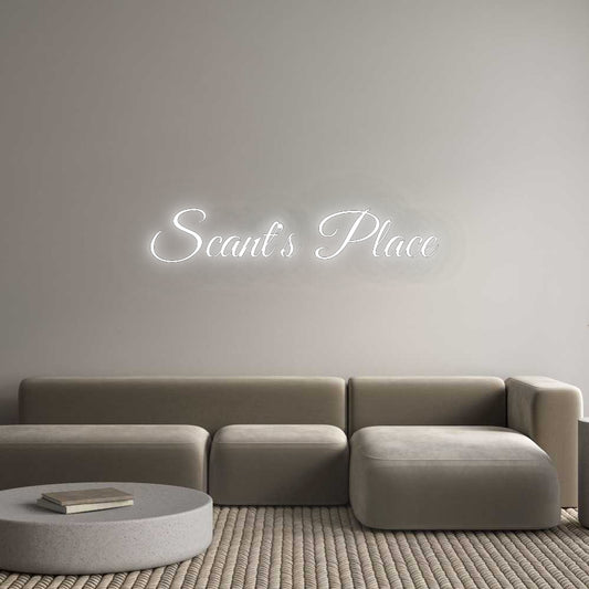 Custom Neon: Scant's Place